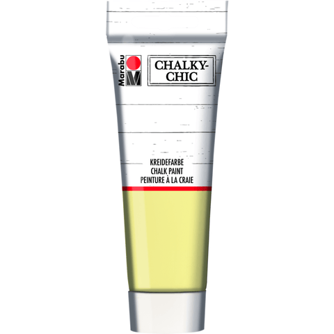 Marabu Chalky Paint - Pastel Yellow, 100ml