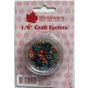 1/18" Woodware eyelets - Primary colors
